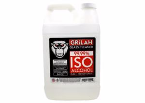 GRiLAH Glass Cleaner 99% Iso Cleaner – Half Gallon