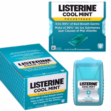 Listerine Strips Cool Mint 12x24pk