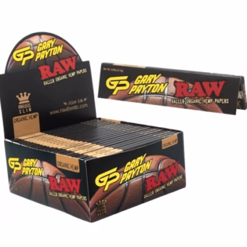 RAW X Gary Payton Organic Hemp Rolling Papers - King Size Slim