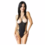 Savage Lingerie – Sheer Open Bust Bodysuit