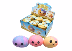 Squeezy Dumplings Squishy Toy 12pk