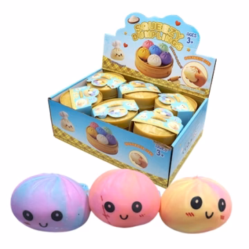 Squeezy Dumplings Squishy Toy 12pk