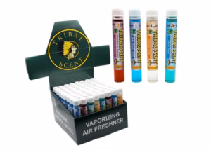 Tribal Scent Glass Tube Air Fresheners 48pk