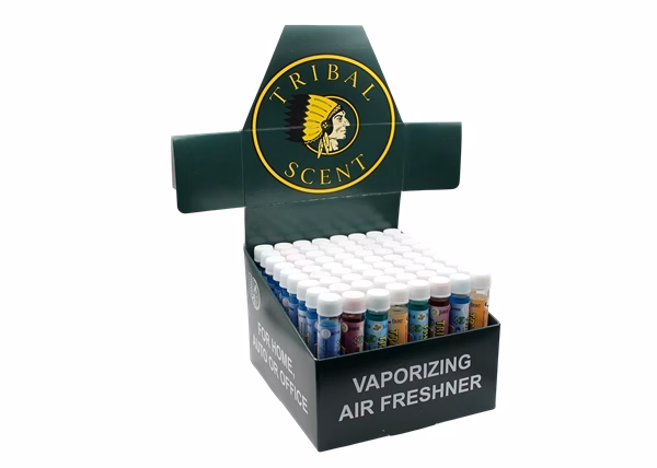 Tribal Scent Glass Tube Air Fresheners 48pk