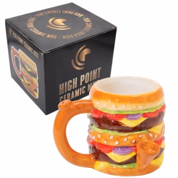 High Point Hand Pipe – Hamburger Mug