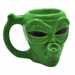 High Point Hand Pipe - Green Alien Mug