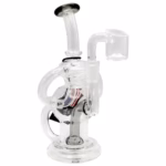 6" Mini Recycler Dab Rig Water Pipe