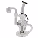 6" Mini Recycler Dab Rig Water Pipe