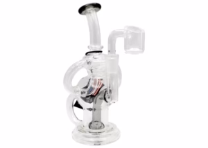 6" Mini Recycler Dab Rig Water Pipe