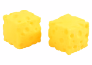 Cheese Cube Squishy Stress Ball 12pk