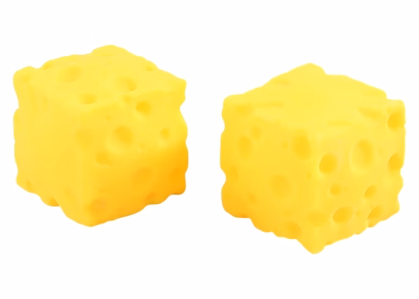 Cheese Cube Squishy Stress Ball 12pk