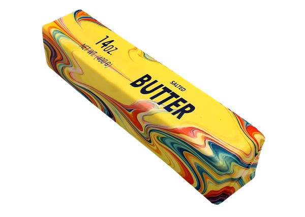 Giant 14oz Butter Stick Squishy Squeeze Toy 12pk