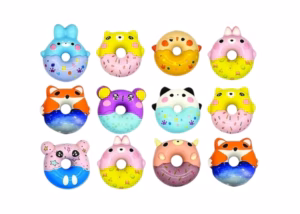 Donut Animals Squishy Dessert 24pk