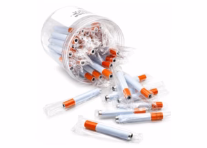 Cigarette Style Metal Pipe 2" - 50pk