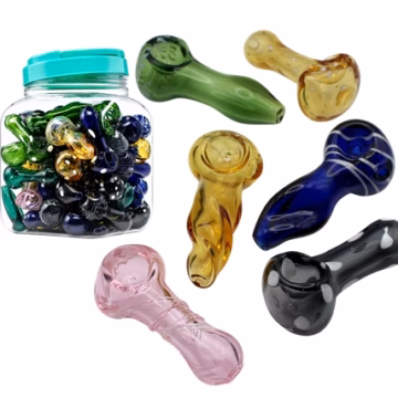 2.5" Color Tube Vibrant Hand Pipe Assortment 60pk