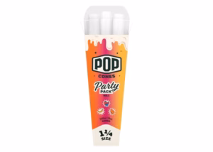 Pop Cones Ultra Thin - Party Pack Mixed Flavor Cones - 1 1/4 24pk