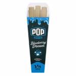 Pop Cones 2.0 – Unbleached – Blueberry Dream – 1 1/4 24pk