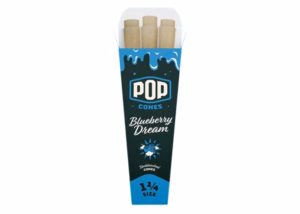 Pop Cones 2.0 – Unbleached – Blueberry Dream – 1 1/4 24pk