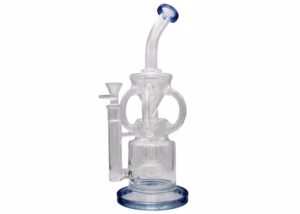 12" Quad Tube Diamond Chamber Recycler Water Pipe