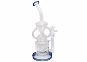 12" Quad Tube Diamond Chamber Recycler Water Pipe