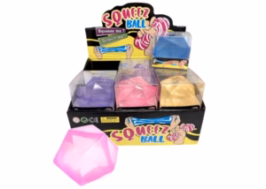 Squeez Ball Stretch Cube – Diamond 12pk