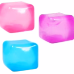 Squeez Ball Stretch Cube - Solid Color Design 12pk
