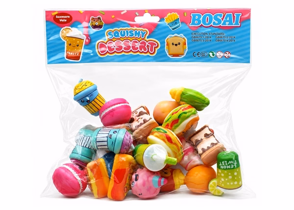 Summer Snacks Squishy Dessert 24pk