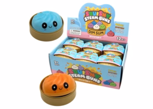 Squishy Steam Buns Dim Sum Dumplings Foam Style 12pk