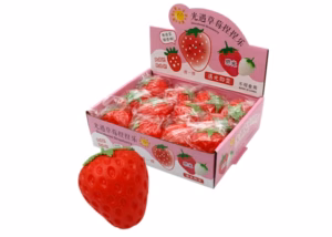 Scented Strawberry Squishy Squeeze Toy 12pk