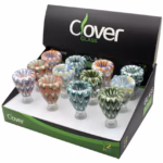 Clover Glass Fancy Latte Art 14mm Bowls 12pk