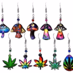 72pc Earring Display - Psychedelic Style
