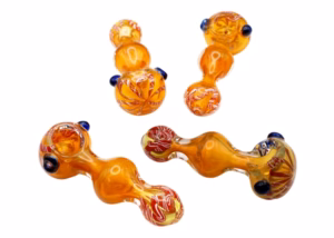 4ct 4" Heavy Gold Fumed Hand Pipe
