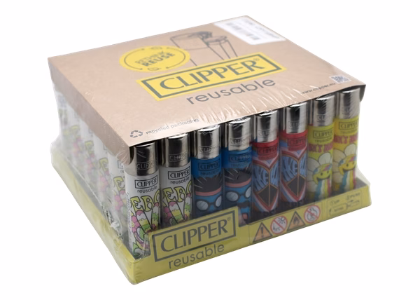 Clipper Lighter – Be Hippie 48pk