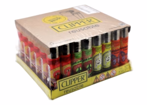 Clipper Lighter – Hippie 16 48pk