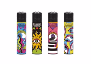 Clipper Lighter – Hippie Vision 48pk