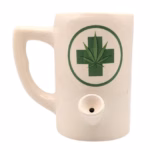 High Point Hand Pipe - Green Cross Mug