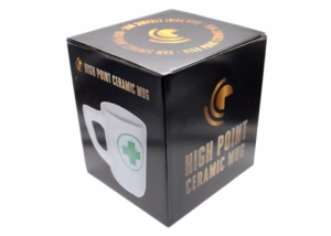 High Point Hand Pipe - Green Cross Mug
