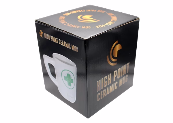 High Point Hand Pipe - Green Cross Mug