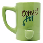 High Point Hand Pipe – Green Coffee Pot Mug