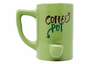 High Point Hand Pipe – Green Coffee Pot Mug