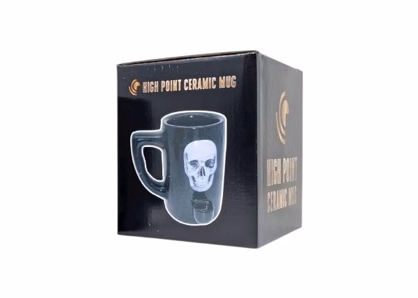 High Point Hand Pipe – Skull Imprint Mug