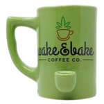 High Point Hand Pipe – Green Wake and Bake Mug