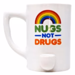 High Point Hand Pipe – Rainbow Nugs Not Drugs Mug
