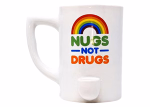 High Point Hand Pipe – Rainbow Nugs Not Drugs Mug