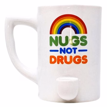 High Point Hand Pipe – Rainbow Nugs Not Drugs Mug