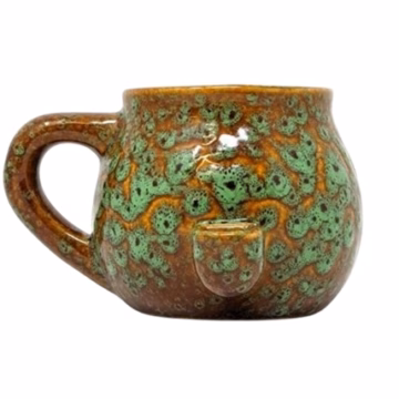 High Point Hand Pipe - Glazed Artwork Mug