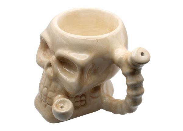 High Point Hand Pipe – Large Skull Mug