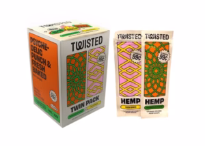 Twsited Hemp Summer Combo - Fresh Baked and Psychedelic Peach Wraps