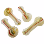6ct 4" Rasta Art Twisted Rope Flat Mouth Hand Pipe