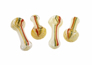 6ct 4" Rasta Art Twisted Rope Flat Mouth Hand Pipe